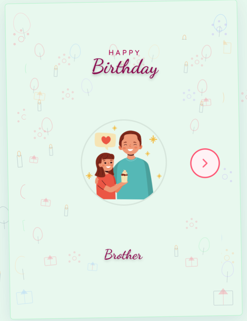 Birthday card for Brother
