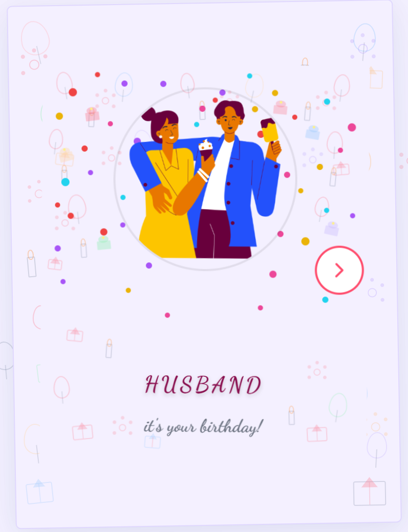 Birthday card for Husband