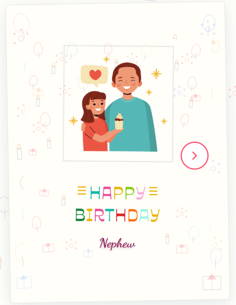 Birthday card for Nephew