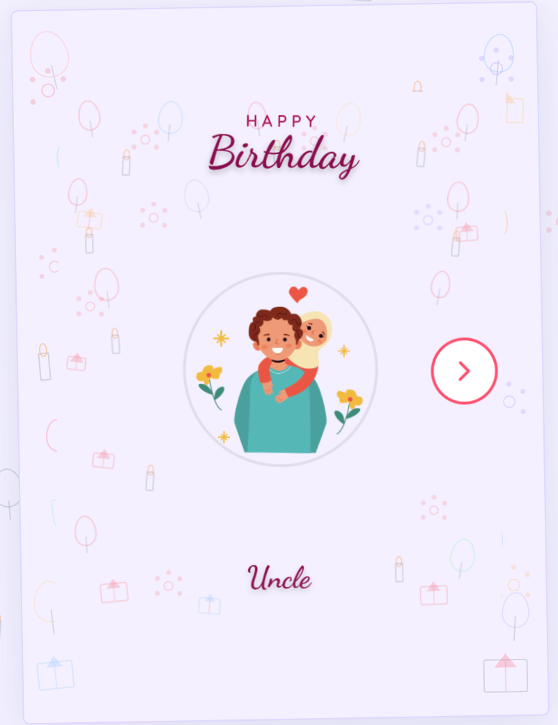 Birthday card for Uncle